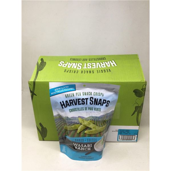 Harvest Snaps Green Pea Snack Crisps- Wasabi Ranch (12 x 93g)