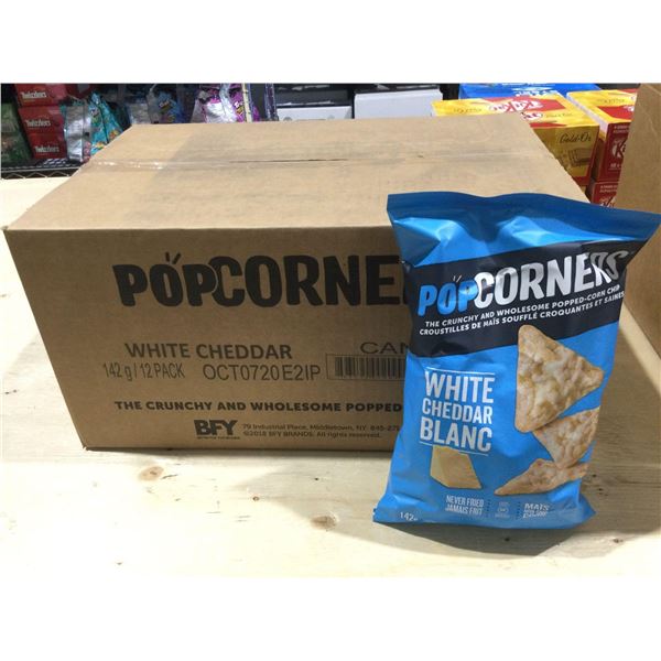 Case of PopCorners White Cheddar Flavour (12 x 142g)