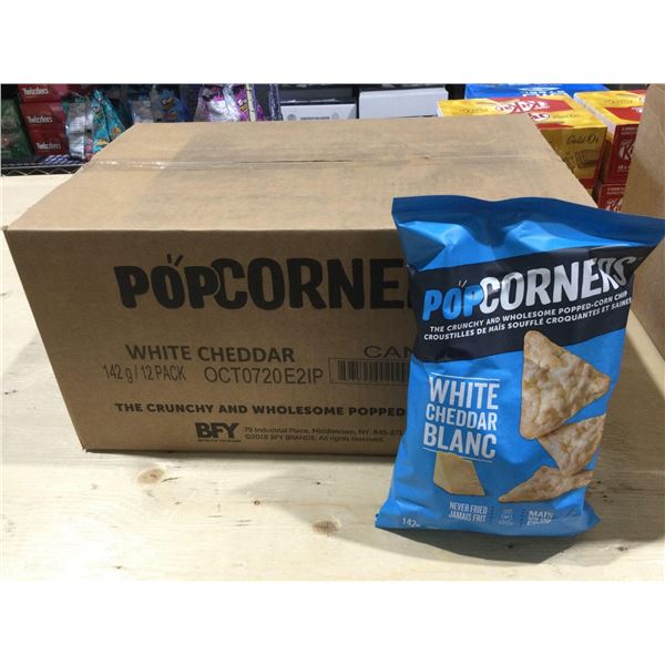 Case of PopCorners White Cheddar Flavour (12 x 142g)
