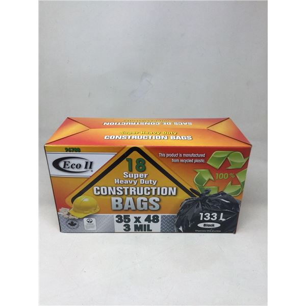 Eco II Super Heavy Duty Construction Bags (35 x 48)