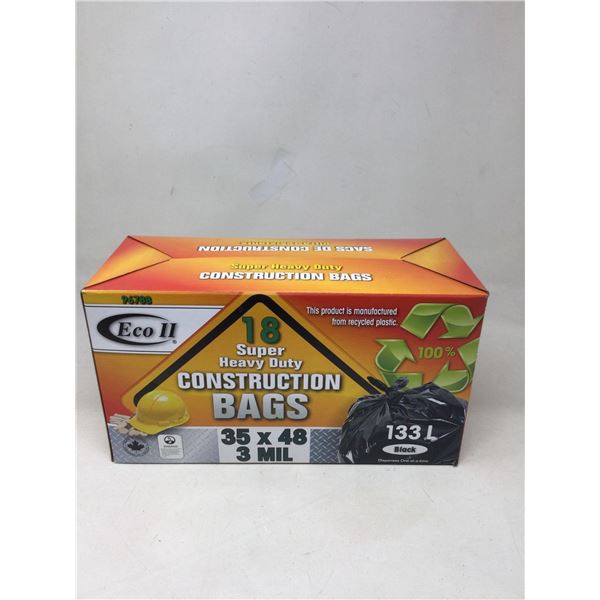 Eco II Super Heavy Duty Construction Bags (35 x 48)