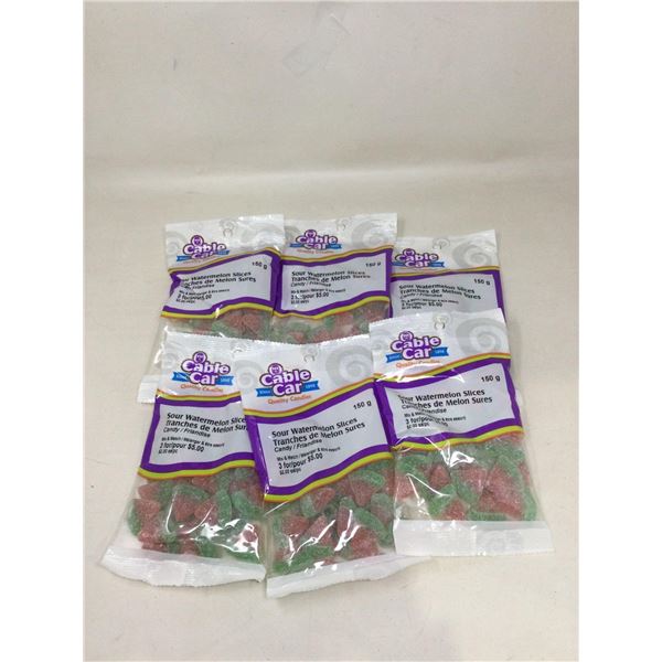 Cable Car- Sour Watermelon Slices (6 x 150g)