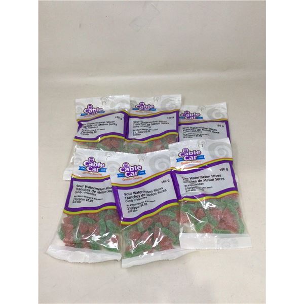 Cable Car- Sour Watermelon Slices (6 x 150g)