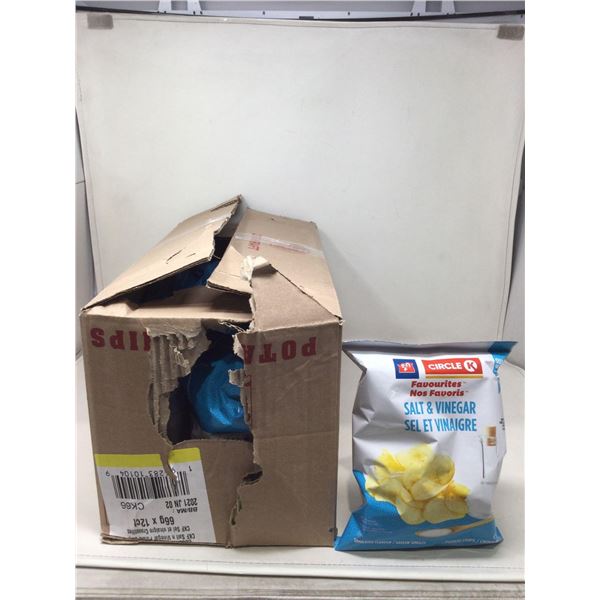 Case of Circle K Salt & Vinegar Potato Chips (12 x 66g)