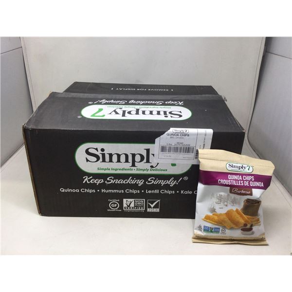 Simply 7 Quinoa chips - Barbecue (24 x 23g)