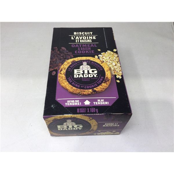 Big Daddy- Oatmeal & Raisin Cookies (8 x 100g)