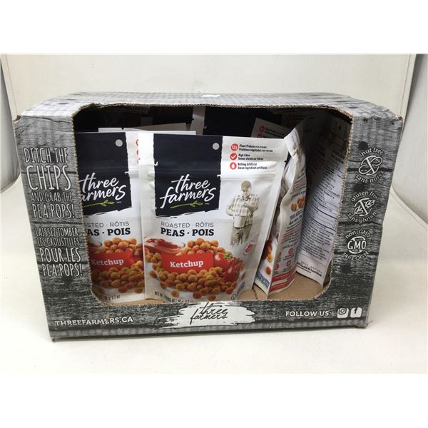 Three Farmers Roasted Peas-Ketchup Flavour