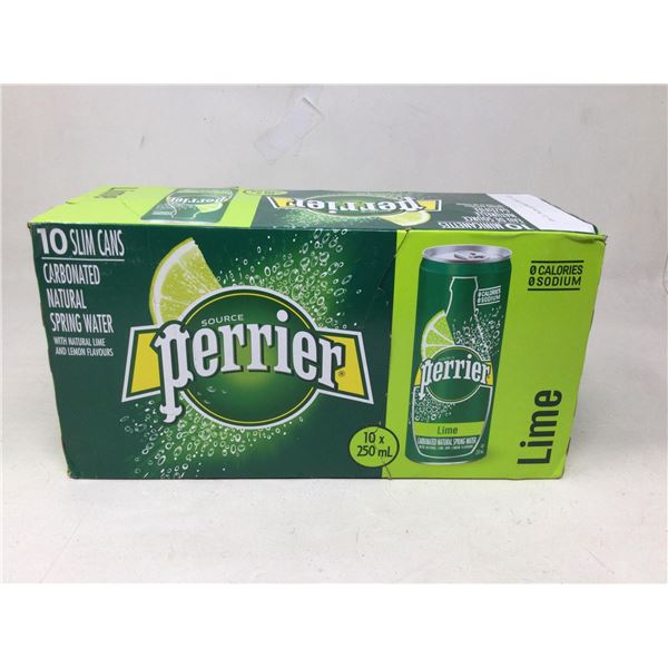 Perrier Lime Slim Cans (10 x 250ml)