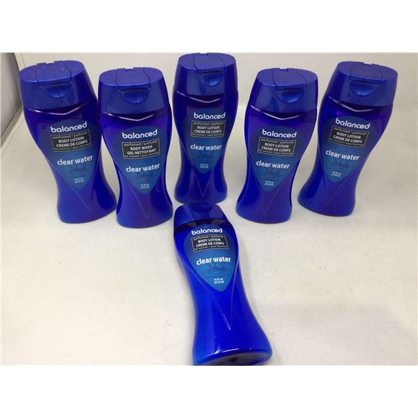 Balanced Perfumed Body Lotion- Clear Water (6 x 413ml)