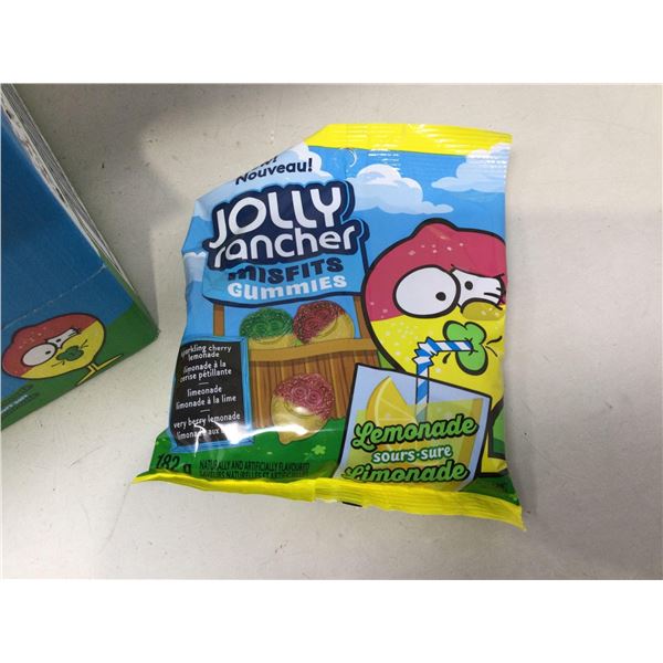 Case of Jolly Rancher Misfits Lemonade Sour Gummies (10 x 182g)