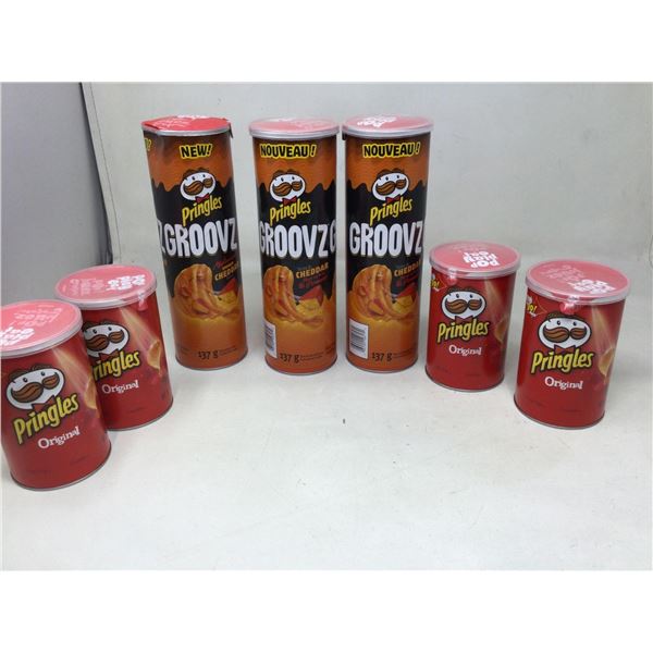 Lot of Assorted Pringles