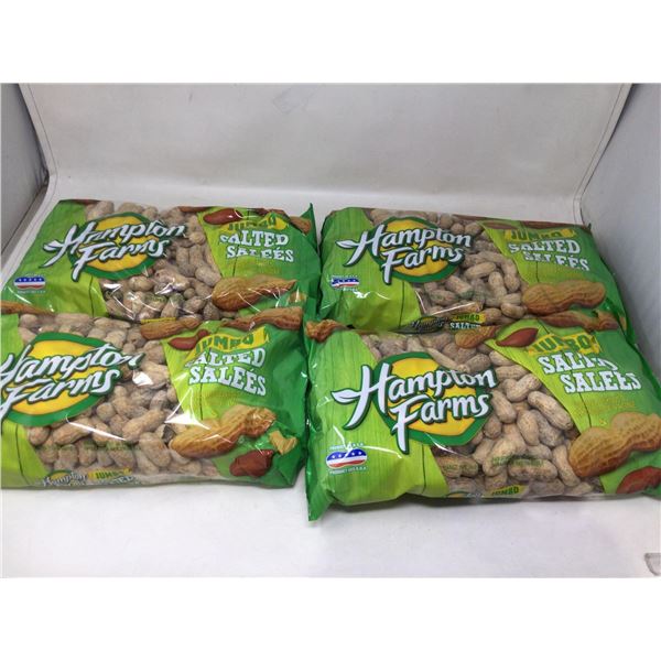 Hampton Farms Jumbo Salted Peanuts (4 x 907g)