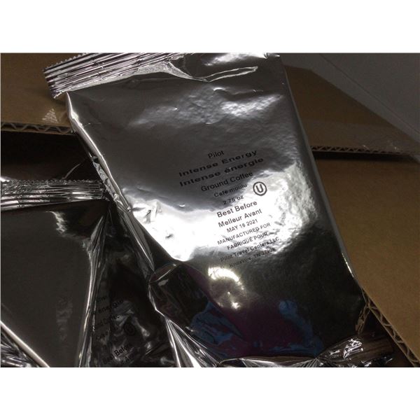 Case of Pilot Intense Energy Ground Coffee (128 x 2.75oz)