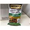 Image 1 : Case of Snyders Gluten Free Pretzel Sticks- Honey Mustard & Onion (12 x 220g)