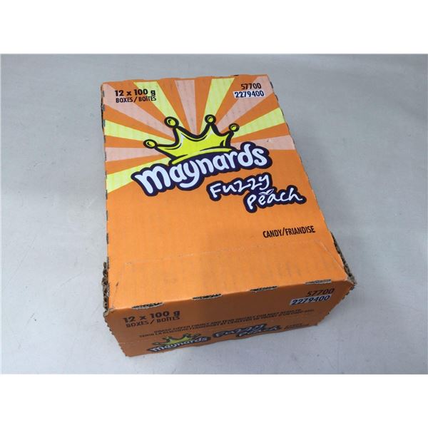 Maynards Fuzzy Peach Candy (12 x 100g)