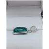 Image 2 : Turquoise Gemstone, Silver Plated Pendant