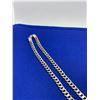 Image 2 : Sterling Silver Cubana Style Chain- 22''