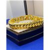 Image 3 : 10K GP Gold Chain Link Bracelet - 7.5''
