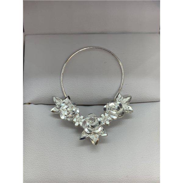 Silver Flower Pendant