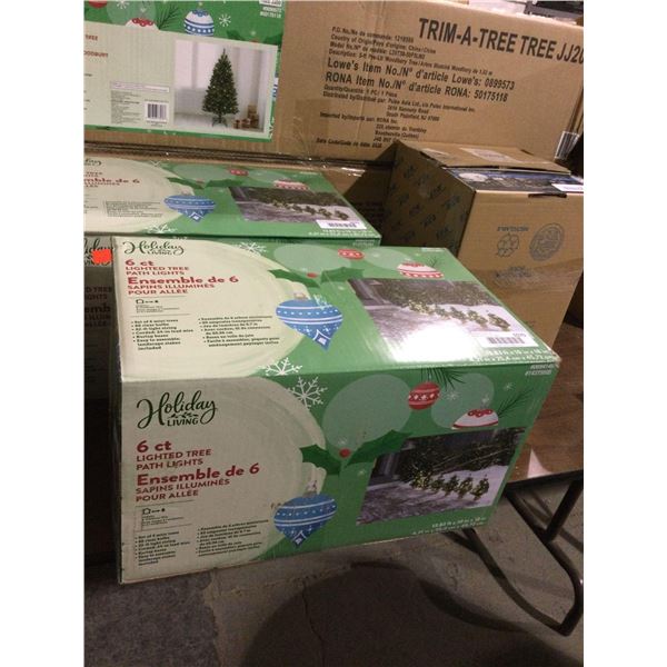 Holiday Living 6 Lighted Tree Path Lights