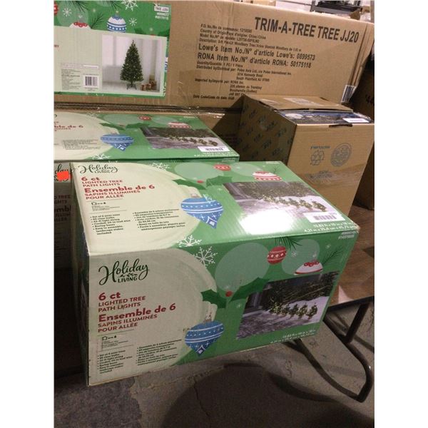 Holiday Living 6 Lighted Tree Path Lights