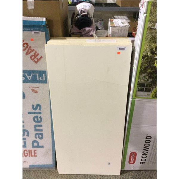 Melamine Panels 1/2in x 2ft x 4ft (Freight damage, as is)