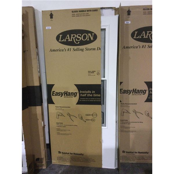 Larson Storm Door (Fits 35 7/8in to 36 3/8in x 80 to 81in H) - Model: 590-08