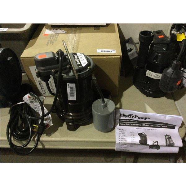 Liberty Pumps Heavy Duty Submersible Effluent/Dewatering Pump - Model: 251-2
