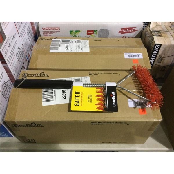 Case of 6 Char-Broil Safer 360 Degree Brushes