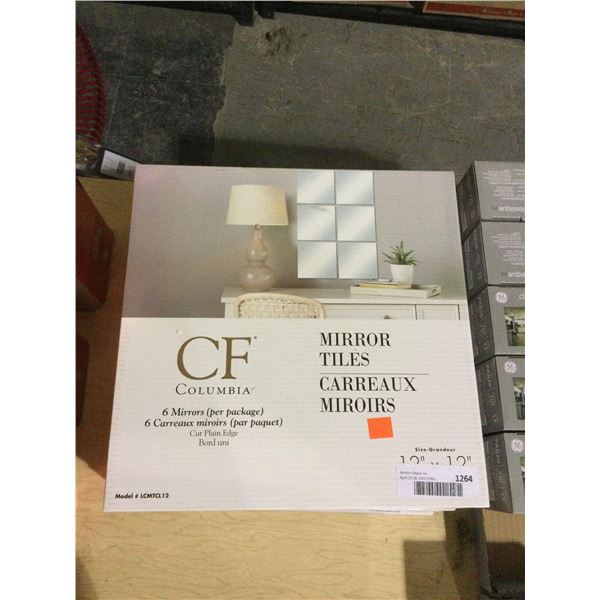 CF Mirror Tiles (12in x 12in) 6/Box - Model: LCMTCL12