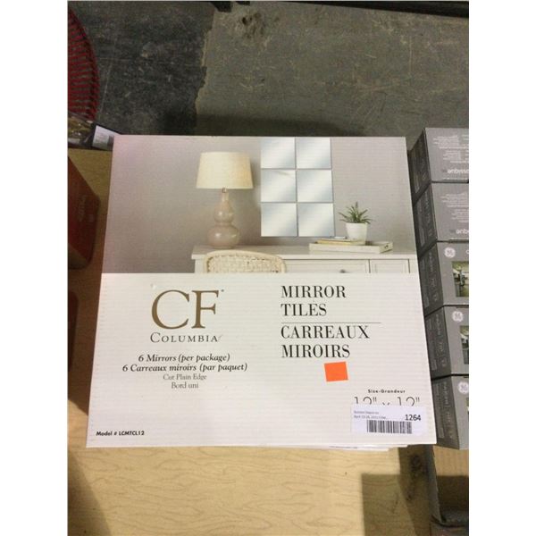 CF Mirror Tiles (12in x 12in) 6/Box - Model: LCMTCL12