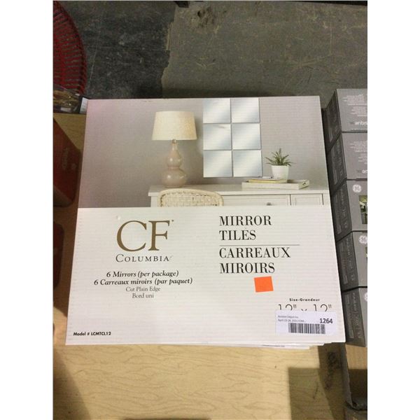 CF Mirror Tiles (12in x 12in) 6/Box - Model: LCMTCL12