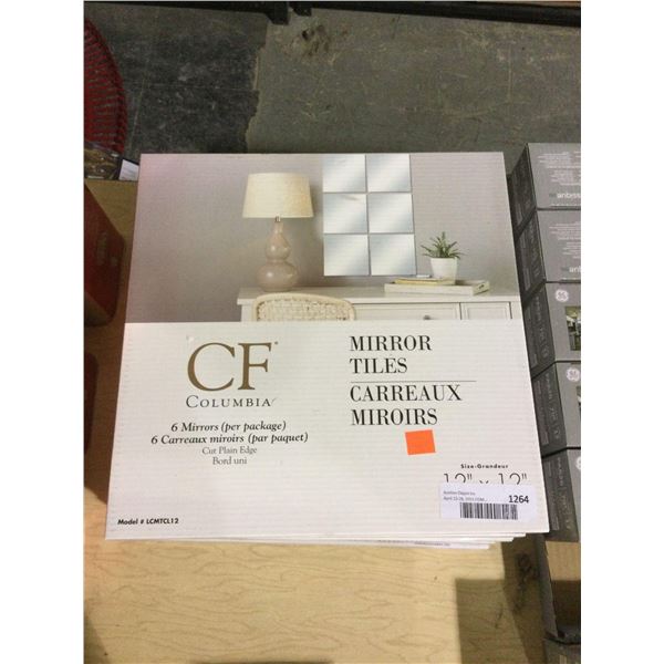 CF Mirror Tiles (12in x 12in) 6/Box - Model: LCMTCL12