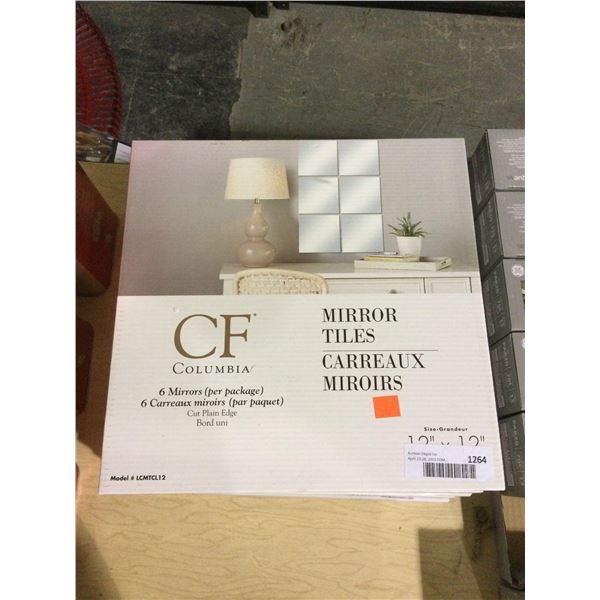 CF Mirror Tiles (12in x 12in) 6/Box - Model: LCMTCL12