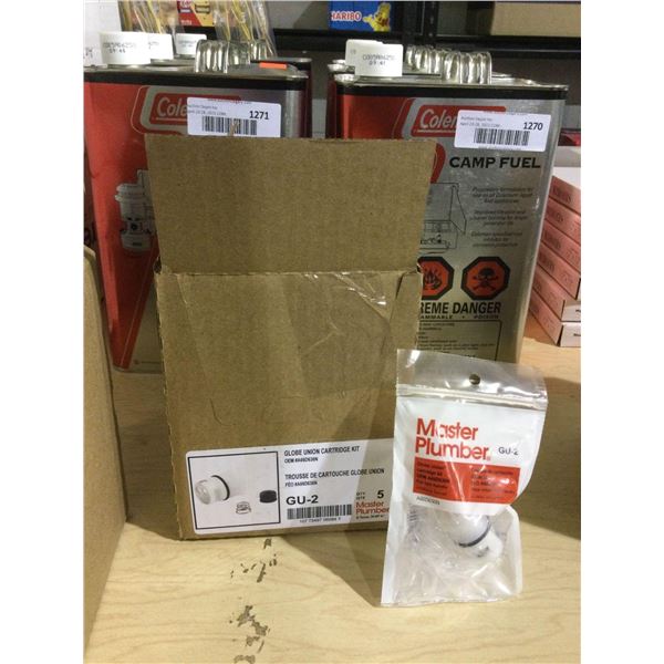 Case of ~5 Master Plumber Globe Union Cartridge Kit