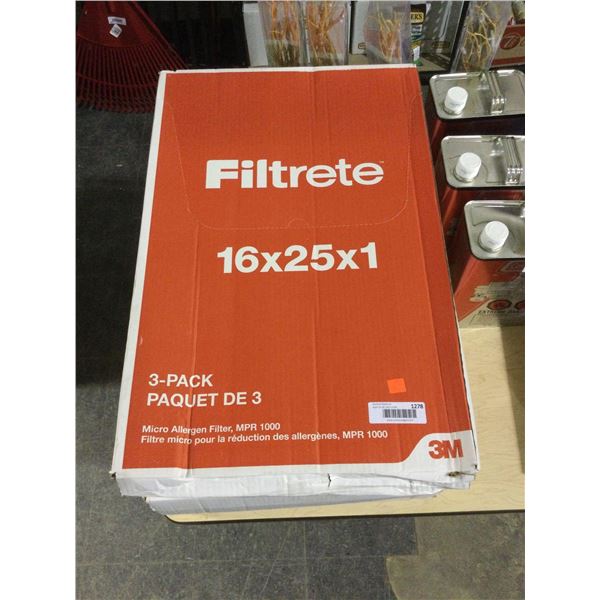 Filtrete 16x25x1 Micro Allergen Filters 3-Pack