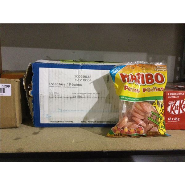 Case of Haribo Peaches (~Approx 12 x 175g)