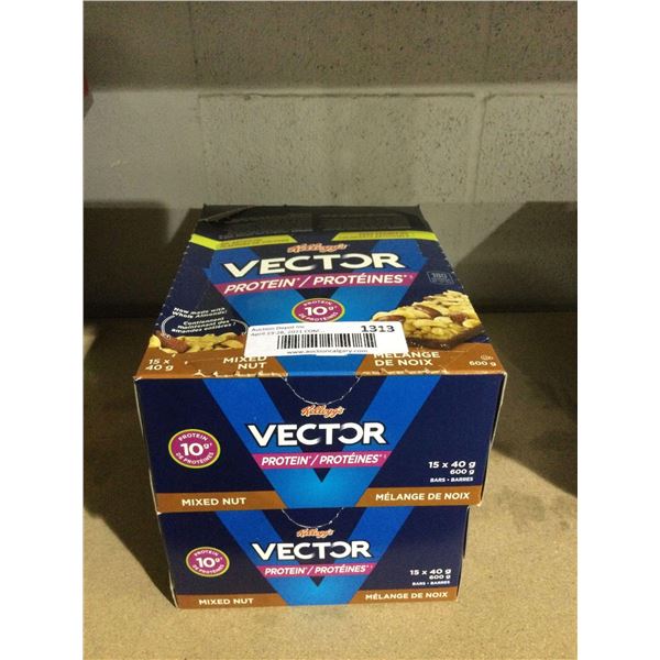 Vector Mixed Nut Protein Bars (600g) Lot of 2
