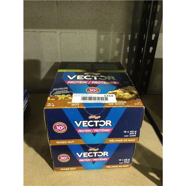 Vector Mixed Nut Protein Bars (600g) Lot of 2
