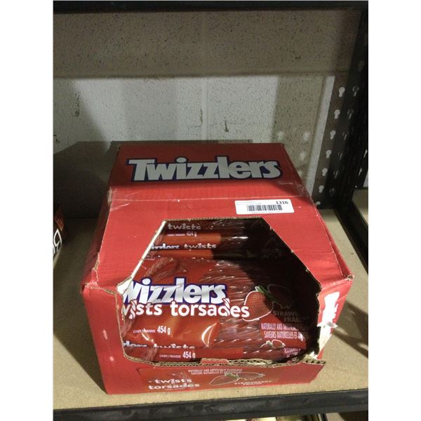 Case of Twizzlers Twists Strawberry Flavor