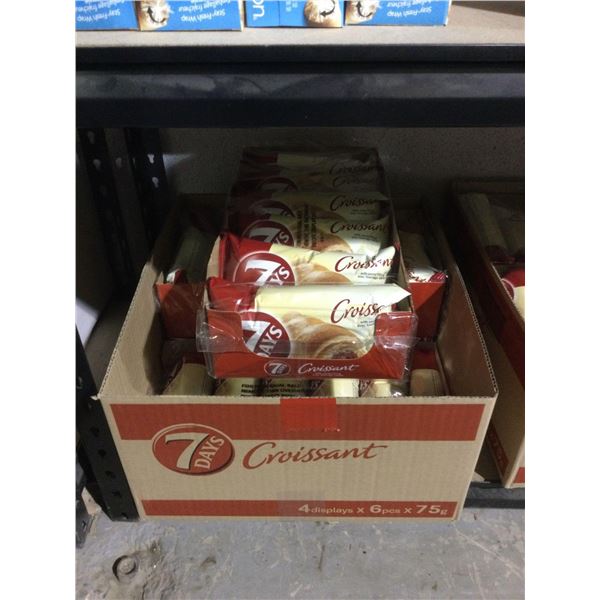 Case of 7 Days Cocoa Filled Croissants (4 x 6 x 75g)