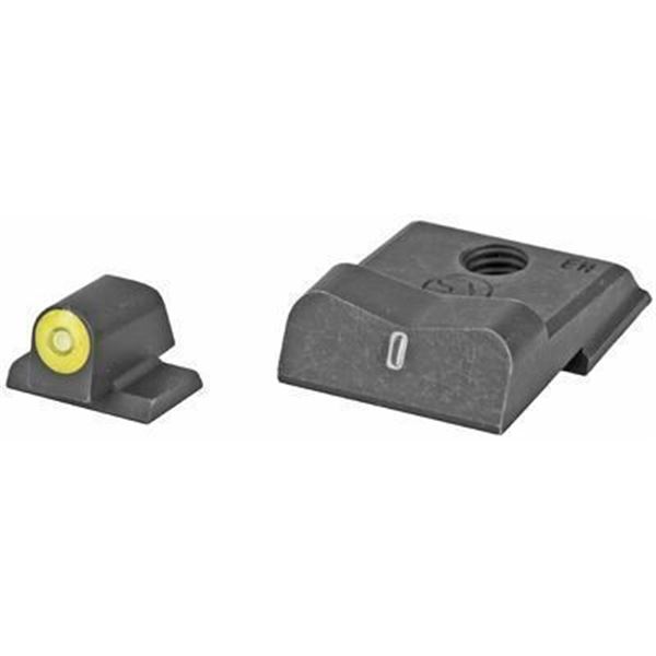 XS DXT2 BIG DOT M& P 9 SHLD EZ YLW
