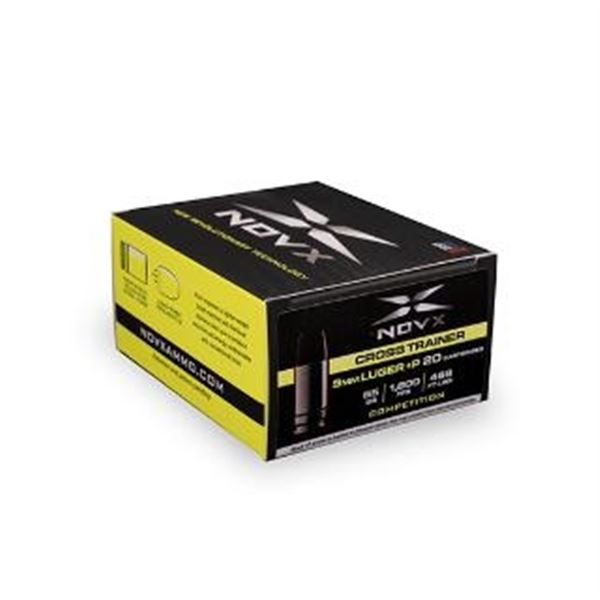 NOVX AMMO 9MM LUGER 65GR ENGAGE EXTREME - 20 Rds