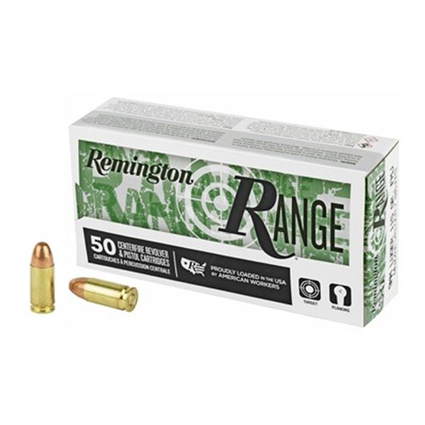 REM RANGE 9MM 115GR FMJ - 50 Rds
