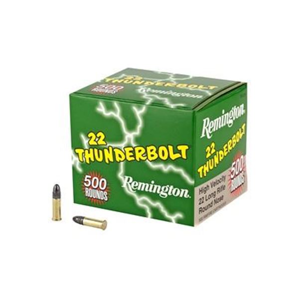 REM THNDRBT 22LR 40GR RN HS - 500 RDS