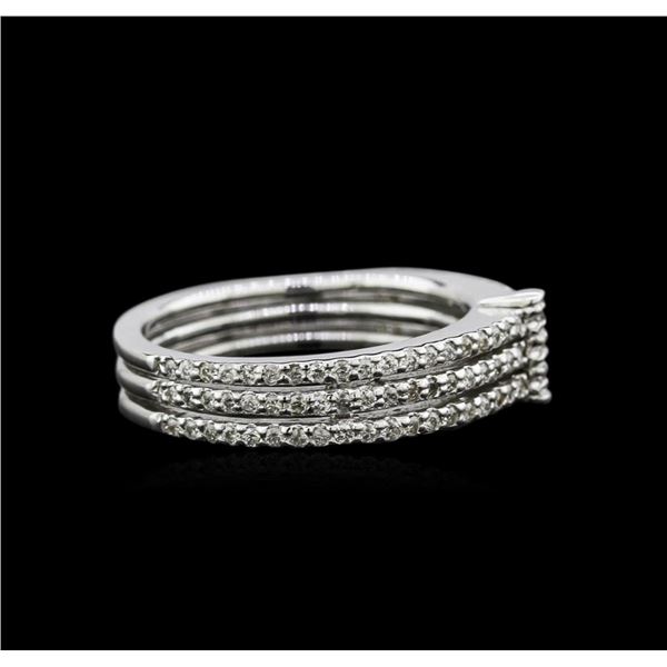 0.52 ctw Diamond Ring - 14KT White Gold