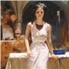 Image 2 : Pino (1931-2010), "Deborah Revisited" Limited Edition on Canvas, Numbered and Ha