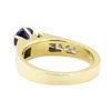 Image 3 : 1.60 ctw Blue Sapphire and Diamond Ring - 14KT Yellow Gold