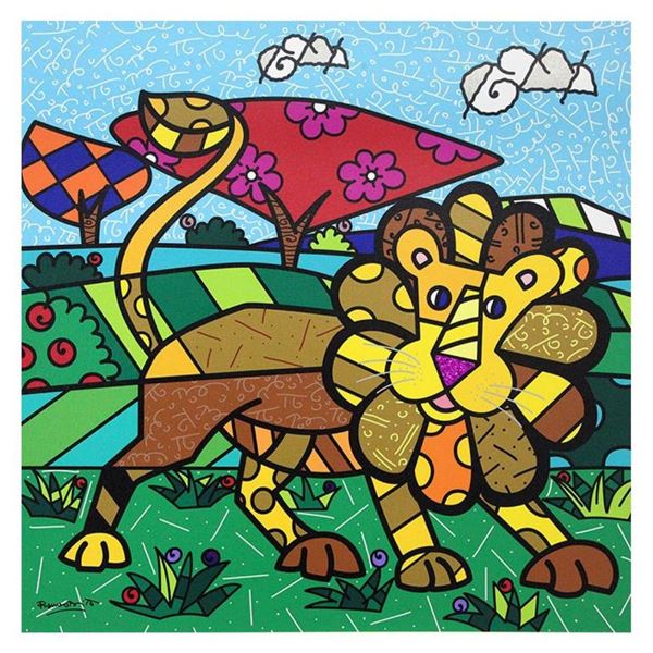 Britto,  Leo  Hand Signed Limited Edition Giclee on Canvas; Authenticated.