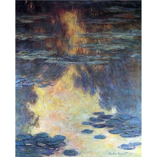 Claude Monet - Water Lilies, Water Landscape #2